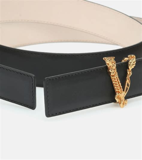 versace virtus leather belt|gianni versace belt.